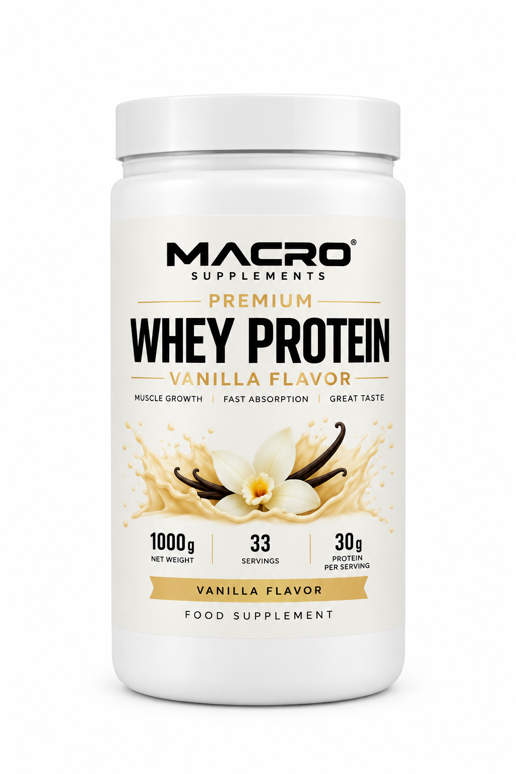 Whey Protein Vanilla - 1000g