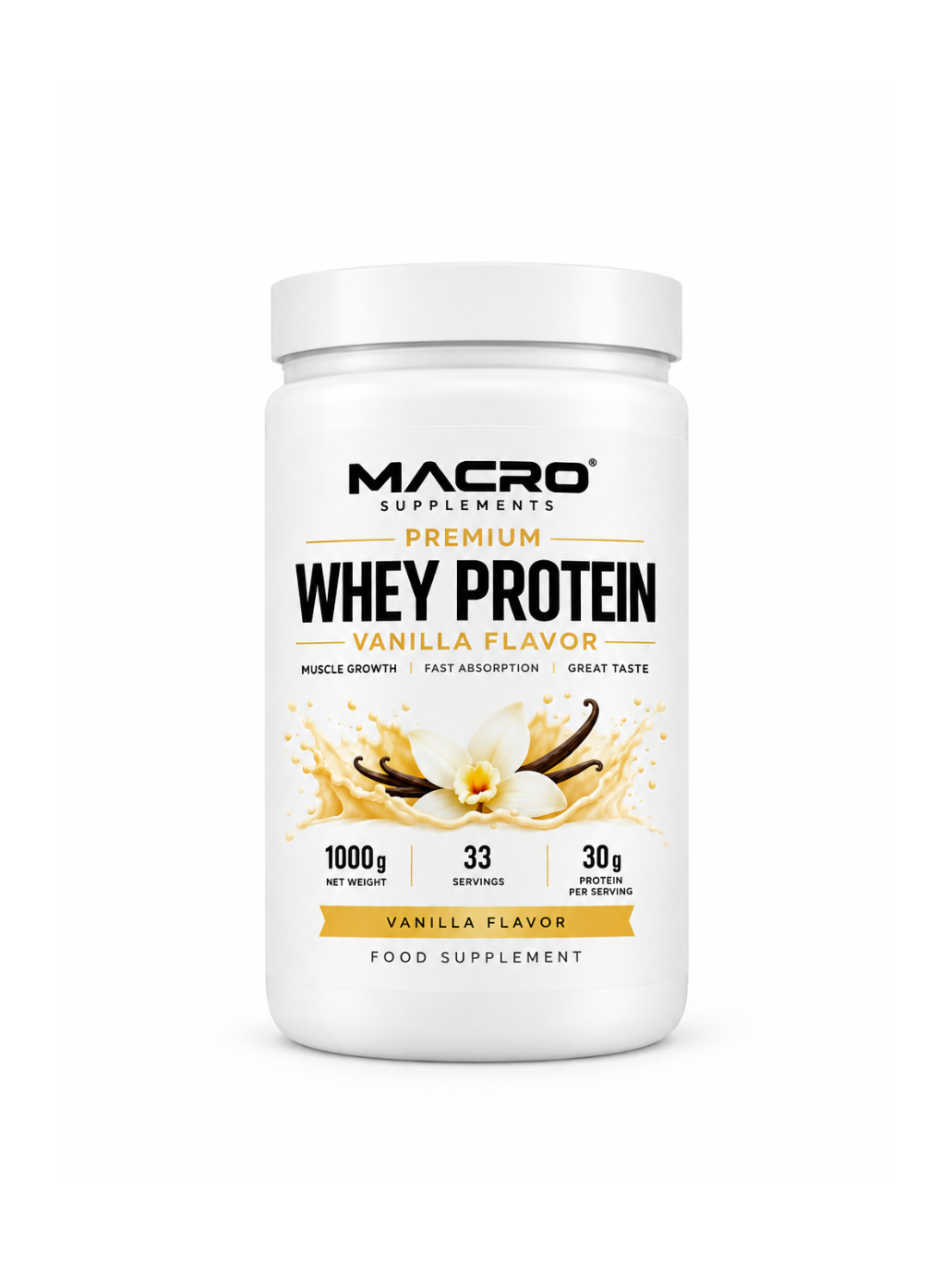 Whey Protein Vanilla - 1000g