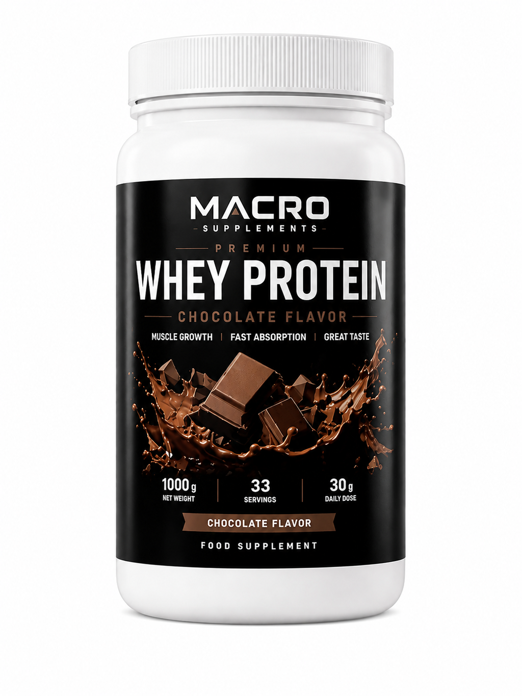 Whey Protein Chocolate - 1000g