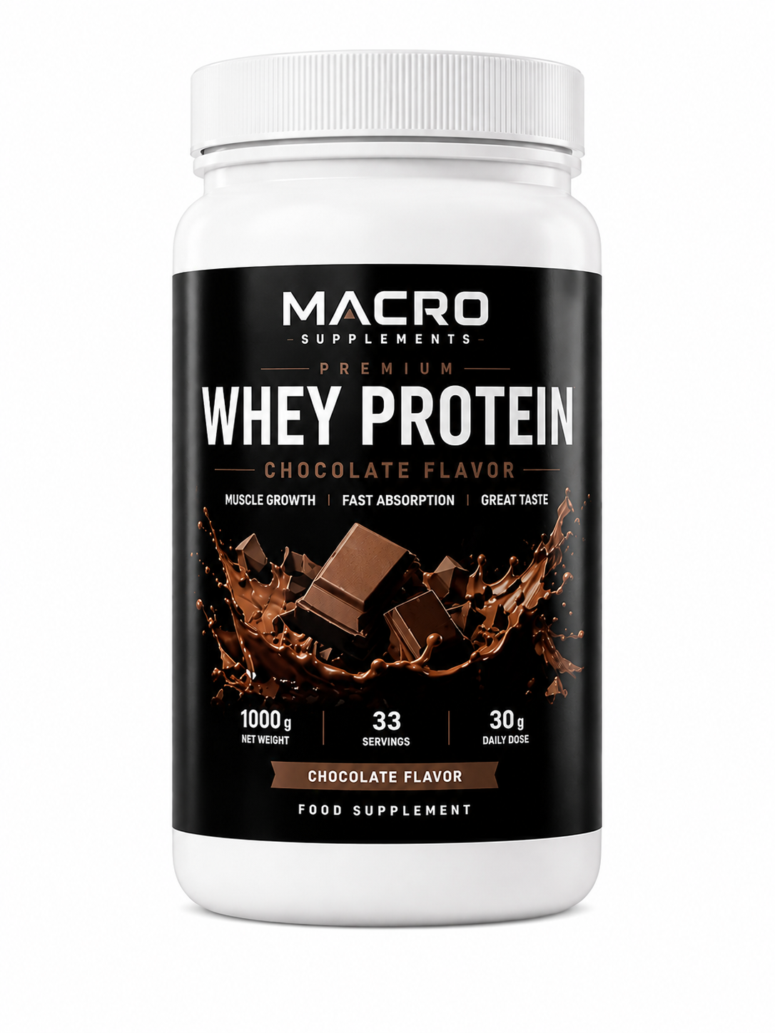 Whey Protein Chocolate - 1000g
