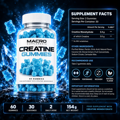 Creatine Gummies – 60 Gummies